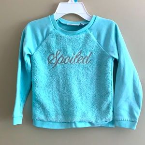 THE CHILDREN’s PLACE embroidered “Spoiled” sweater